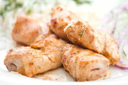 Шашлык из куриной грудки