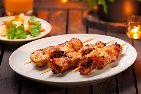 Шашлык из куриной грудки