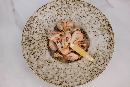 Креветки отварные