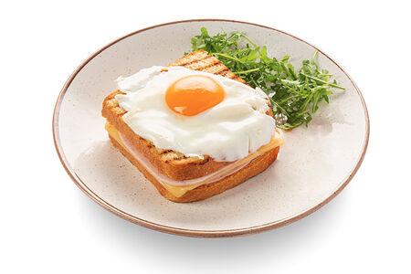 Крок-мадам с сырами