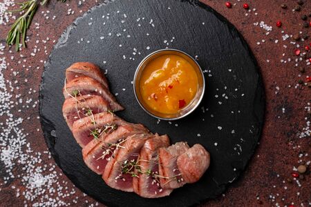 Тунец гриль