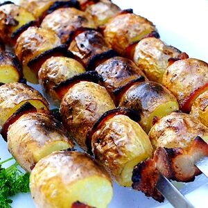 Картошка на мангале
