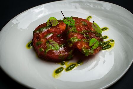 Томаты на углях