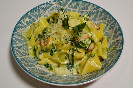 Паста с креветками