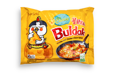 Лапша Samyang острая курица и сыр