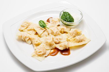 Равиоли с креветками