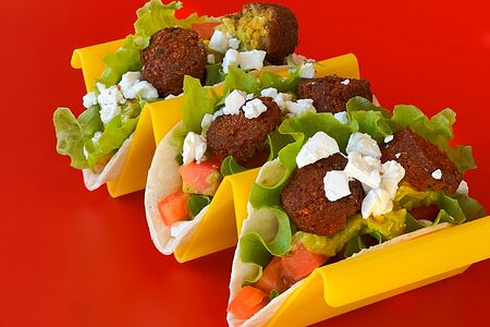 Тако с фалафелем