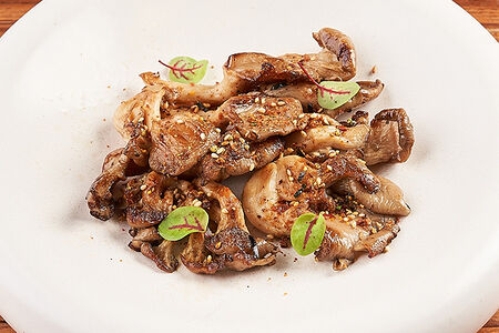 Вешенки на теппане