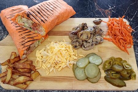 Шаурма со свининой мини