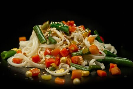 Вок с овощами