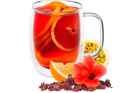 Чай Каркаде-маракуйя