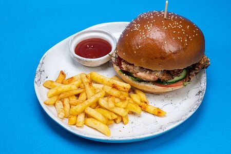 Бургер с курицей