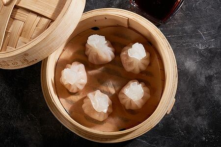 Димсам-краб и каштан