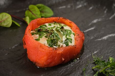 Яичница с зеленью