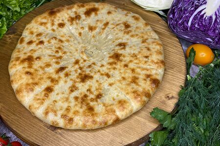 Пирог с капустой и мясом (большой)