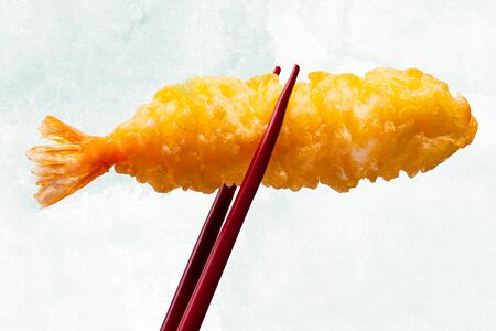 Креветки темпура