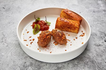 Паштет из индейки с вареньем из томатов