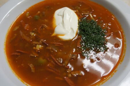 Солянка сборная мясная