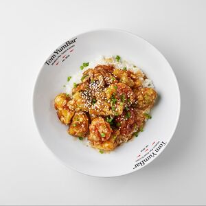 Овощи темпура в соусе терияки????