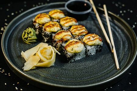 Запеченный с угрем