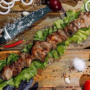 Шашлык из cвинoй мякоти