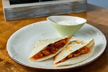 Кесадилья с говядиной