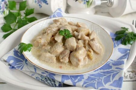 Курица в сливках