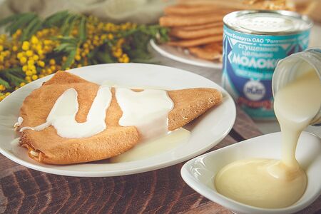 Блинчик со сгущенкой