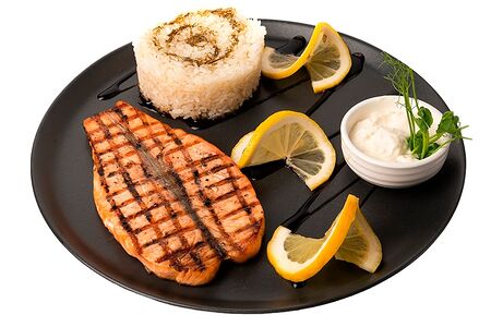 Лосось стейк классический