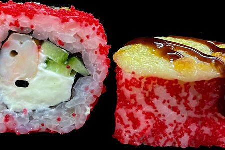 Запеченный с креветкой