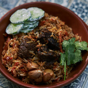 Плов с говядиной