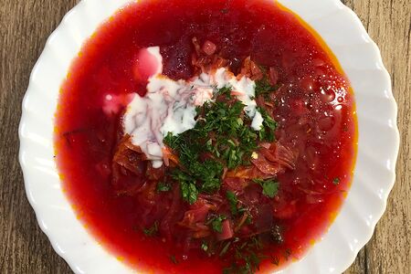 Борщ с говядиной