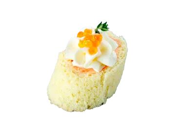 Бисквит с копченым лососем