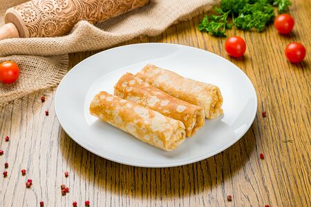 Блинчики с творогом