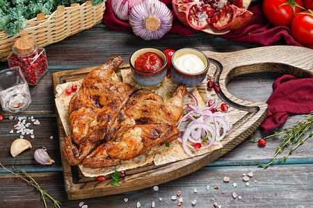 Цыпленок на мангале