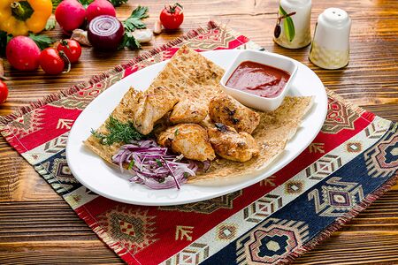 Шашлык из куриного бедра