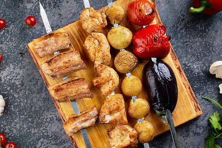 Шашлык из филе индейки