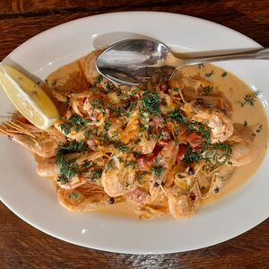 Острые креветки к пиву