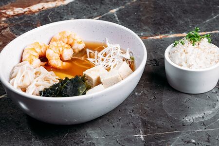 Мисо-суп с креветками