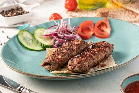 Люля-Кебаб из свинины и говядины