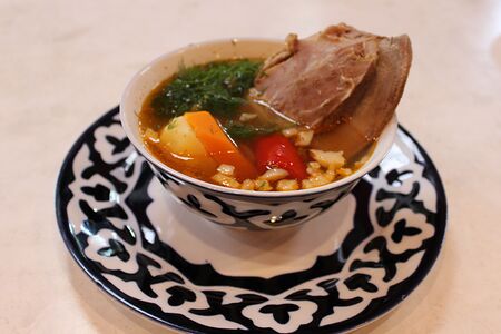 Шурпа с бараниной