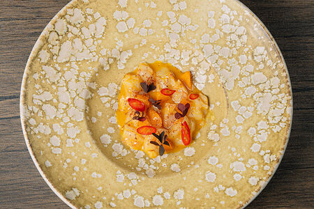 Розовая креветка