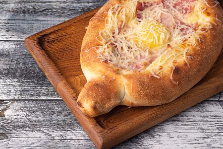 Хачапури Карбонара