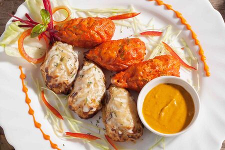 Момо Тандури куриный в сливках