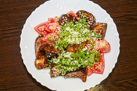 Баклажаны в кисло-сладком соусе