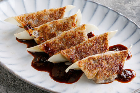 Острые гёдза с говядиной