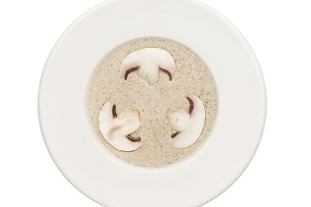 Крем суп Грибной, ресторанный