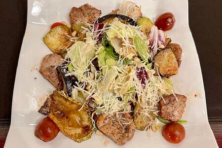 Теплый салат