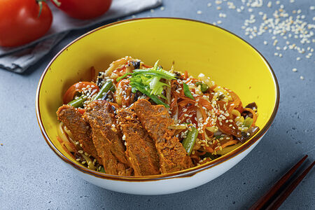 Удон с говядиной