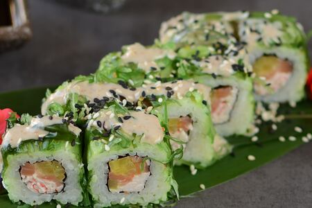 С лососем и чукой